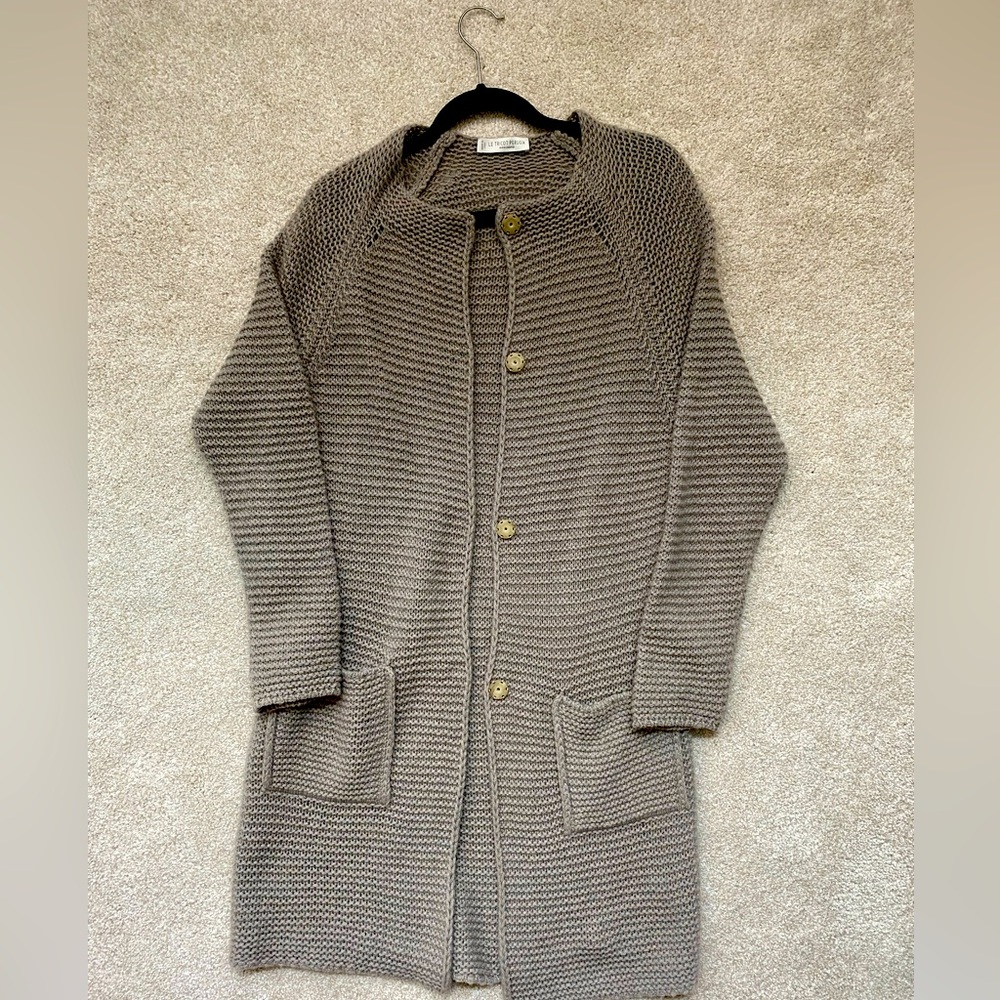 Le Tricot Perugia- long cashmere cardigan